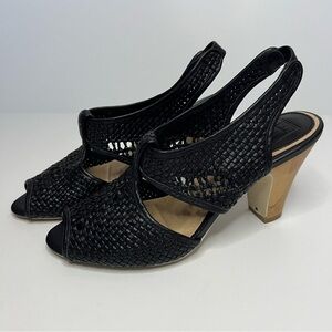 Frye Ramsey Woven Peep Sandals